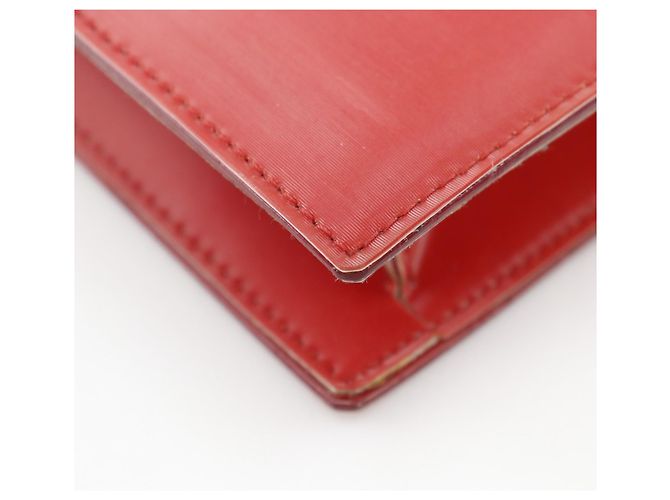 Borsa a spalla con catena olografica Chanel Rosso - vista 6