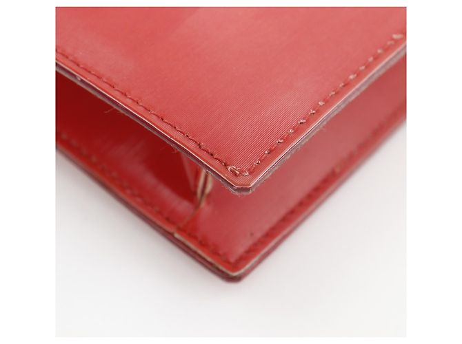 Borsa a spalla con catena olografica Chanel Rosso - vista 7