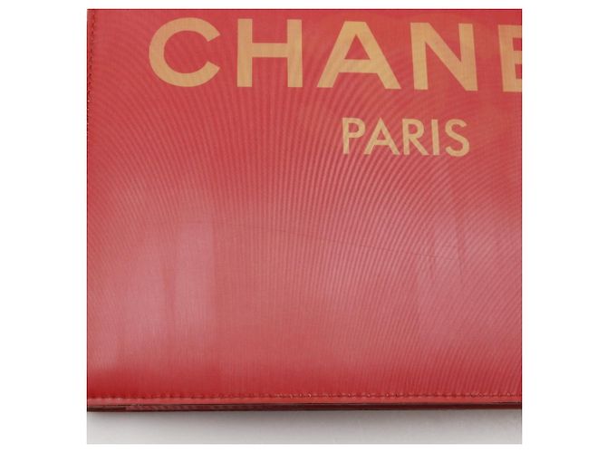 Borsa a spalla con catena olografica Chanel Rosso - vista 9