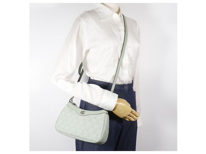 Borsa a Spalla Gucci Off Deer 3 in 1 Verde - vista 11