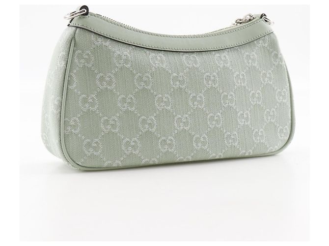 Borsa a Spalla Gucci Off Deer 3 in 1 Verde - vista 3
