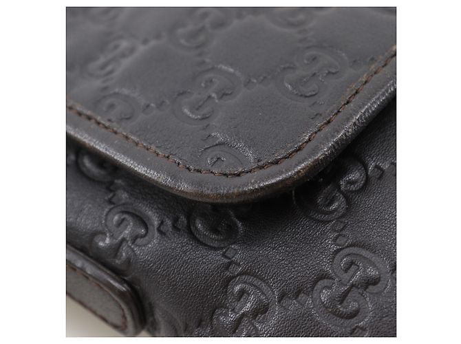 Borsa a Spalla in Pelle GG Shimmer di Gucci Marrone - vista 11