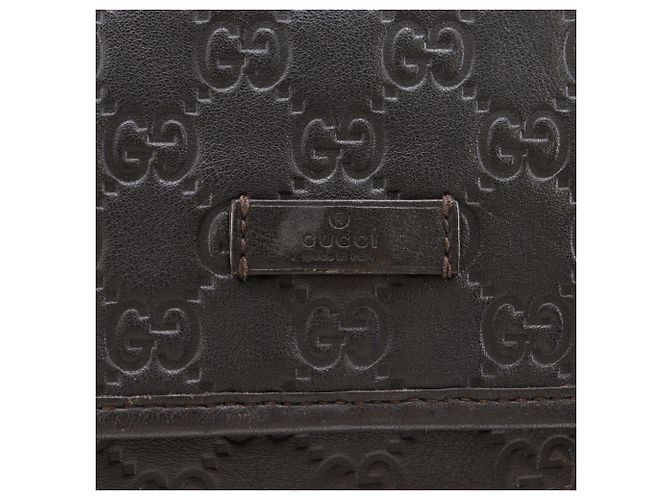 Borsa a Spalla in Pelle GG Shimmer di Gucci Marrone - vista 17