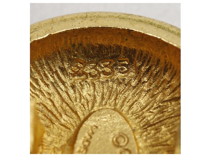 Orecchini vintage a clip Coco Mark di Chanel D'oro - vista 11