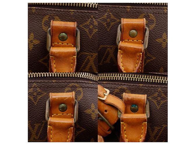 Borsa Boston Keepall 50 Louis Vuitton Marrone - vista 12