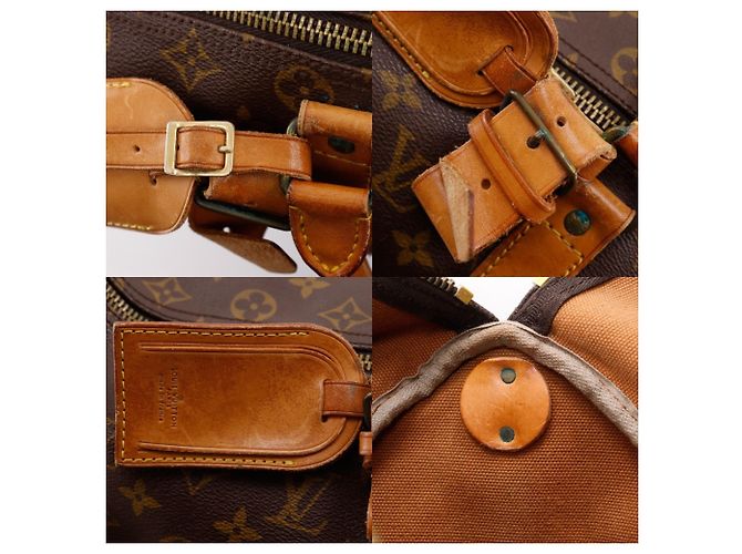 Borsa Boston Keepall 50 Louis Vuitton Marrone - vista 13