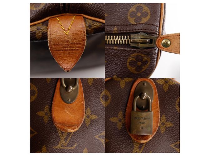 Borsa Boston Keepall 50 Louis Vuitton Marrone - vista 15