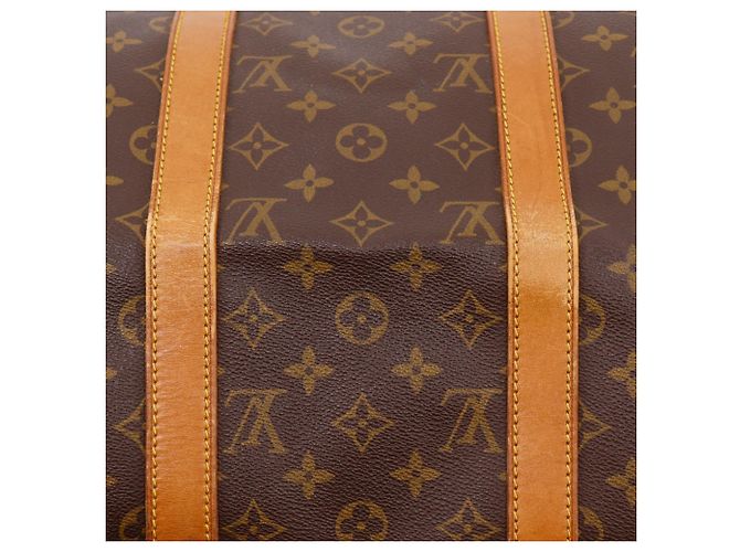 Borsa Boston Keepall 50 Louis Vuitton Marrone - vista 8