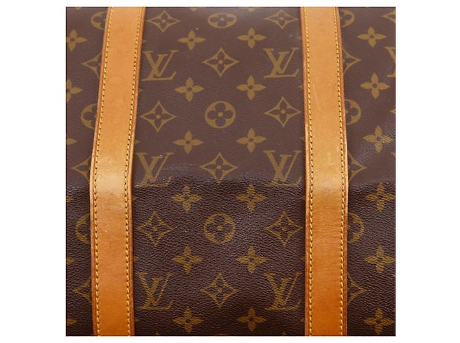 Borsa Boston Keepall 50 Louis Vuitton Marrone - vista 9