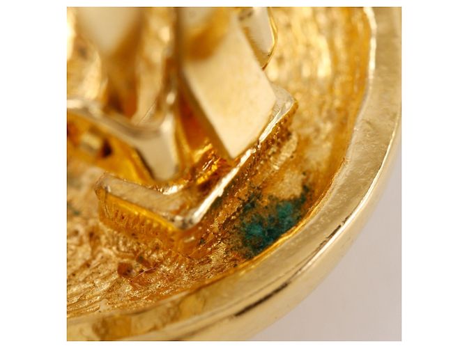 Timeless Orecchini vintage a clip Coco Mark di Chanel D'oro - vista 7