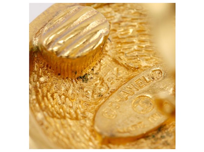 Timeless Orecchini vintage a clip Coco Mark di Chanel D'oro - vista 8