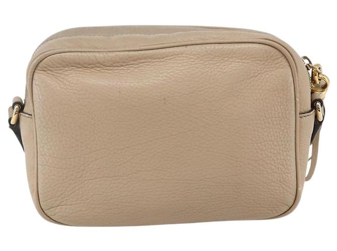 Borsa a tracolla Gucci Soho Disco in pelle piccola Beige - vista 2