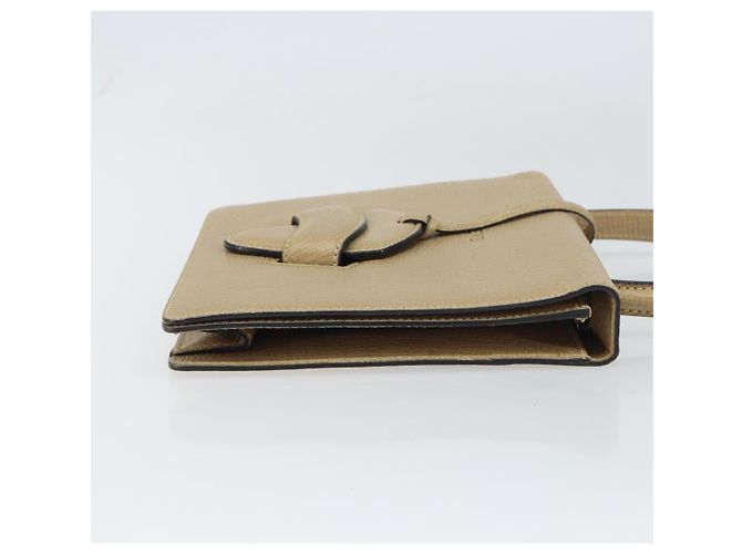 Sac à épaule Loewe Barcelona en cuir moyen Beige - vue 3