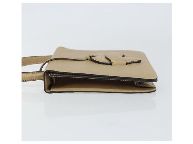 Sac à épaule Loewe Barcelona en cuir moyen Beige - vue 4