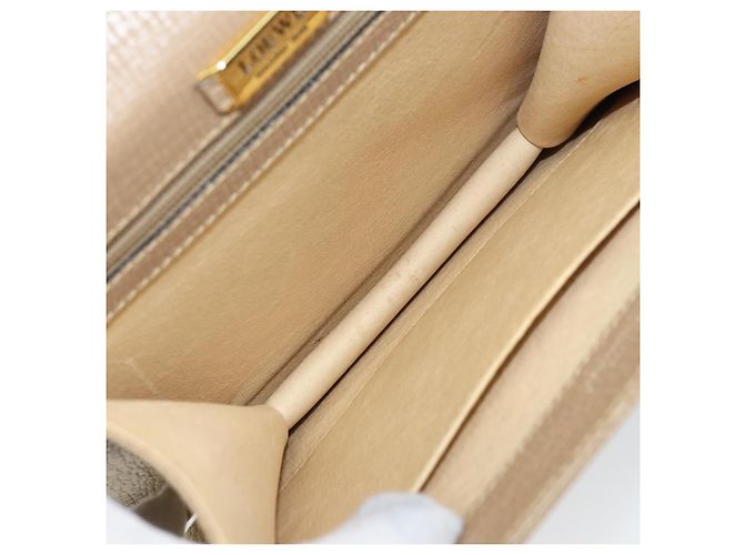 Sac à épaule Loewe Barcelona en cuir moyen Beige - vue 5