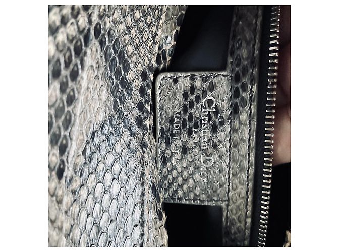 Lady Dior Grand Model Python Vintage 2010 Grey - view 15