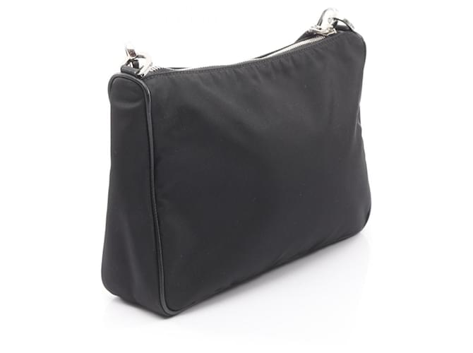 Saffiano Borsa a spalla nera Prada Nero - vista 2