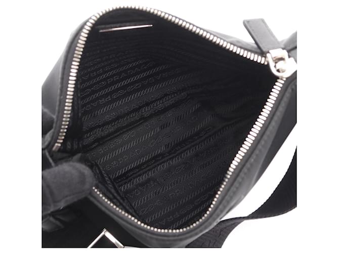 Saffiano Borsa a spalla nera Prada Nero - vista 3