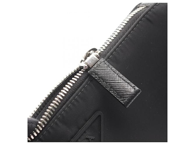 Saffiano Borsa a spalla nera Prada Nero - vista 8