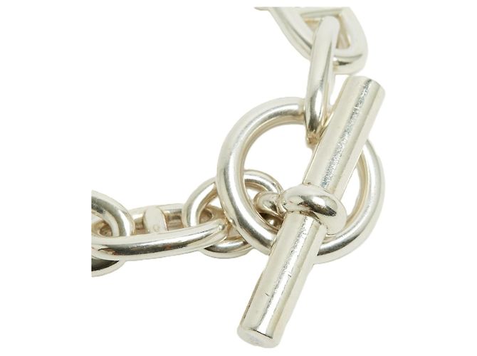 Bracciale Hermès Chaine d'Ancre GM Taglia S M Argento Maxi Catena - vista 2