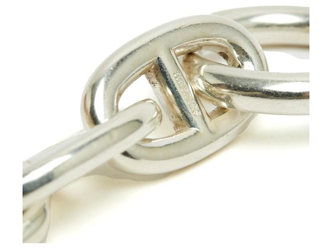 Bracciale Hermès Chaine d'Ancre GM Taglia S M Argento Maxi Catena - vista 3