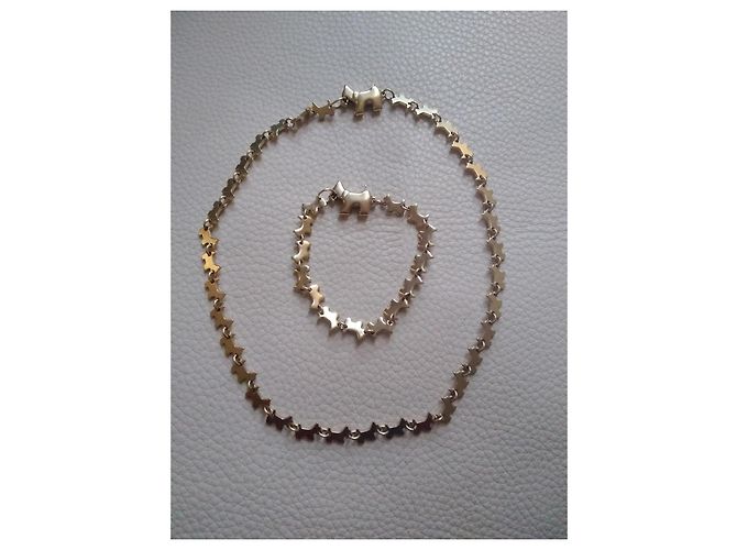 Autre Marque Agatha Set Collana e Bracciale Cane Westie Oro D'oro - vista 2