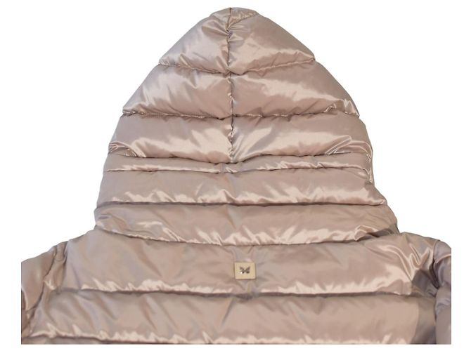Casaco de down acolchoado bege Weekend Max Mara com cinto e capuz – Tamanho IT 44 - vista 12