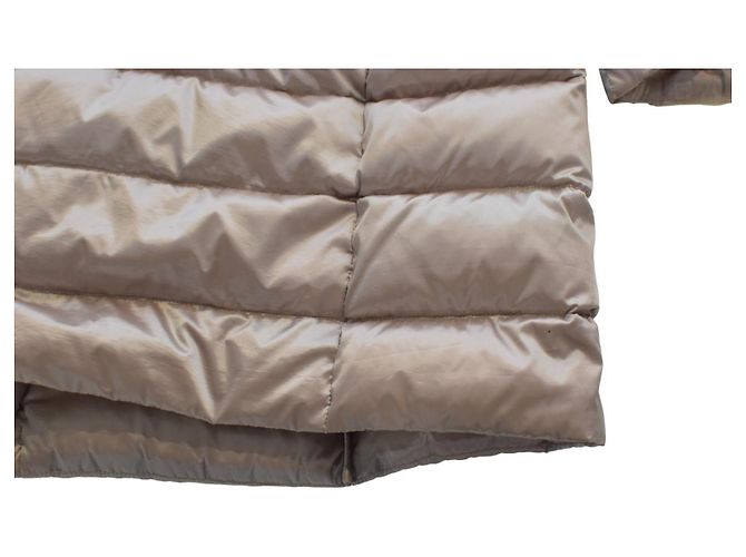 Casaco de down acolchoado bege Weekend Max Mara com cinto e capuz – Tamanho IT 44 - vista 13