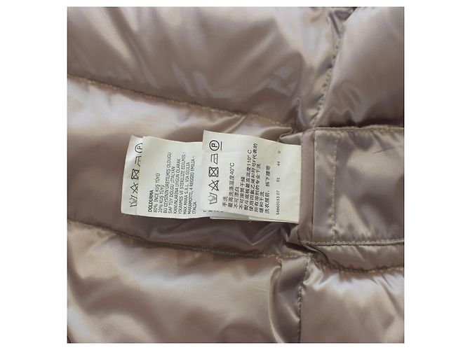 Casaco de down acolchoado bege Weekend Max Mara com cinto e capuz – Tamanho IT 44 - vista 7