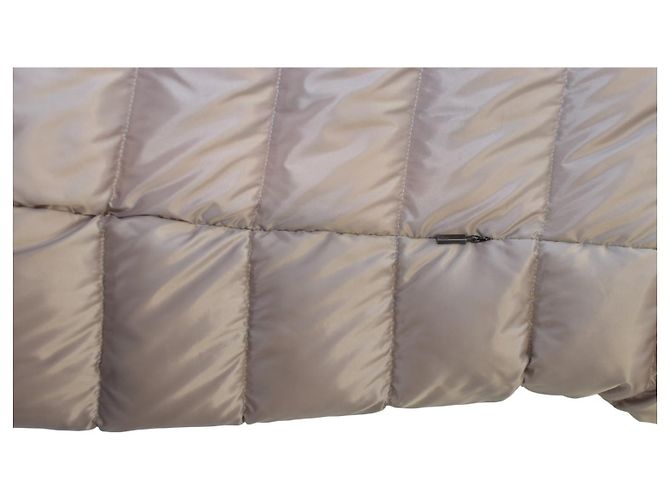 Casaco de down acolchoado bege Weekend Max Mara com cinto e capuz – Tamanho IT 44 - vista 9