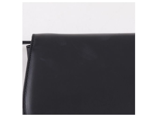 Pochette in pelle nera Salvatore Ferragamo Nero - vista 11