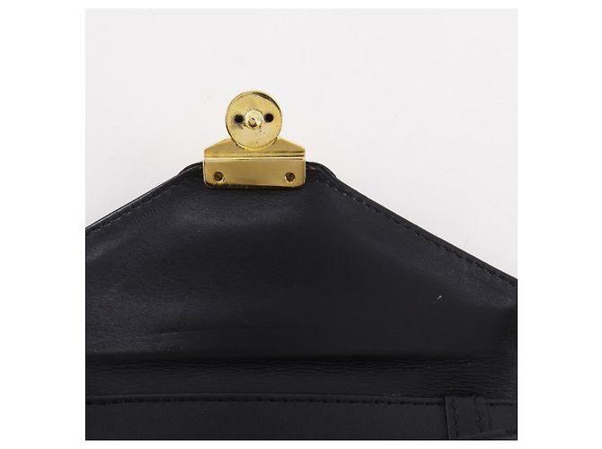 Pochette in pelle nera Salvatore Ferragamo Nero - vista 13