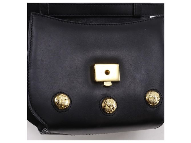 Pochette in pelle nera Salvatore Ferragamo Nero - vista 16