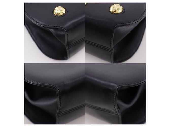 Pochette in pelle nera Salvatore Ferragamo Nero - vista 4
