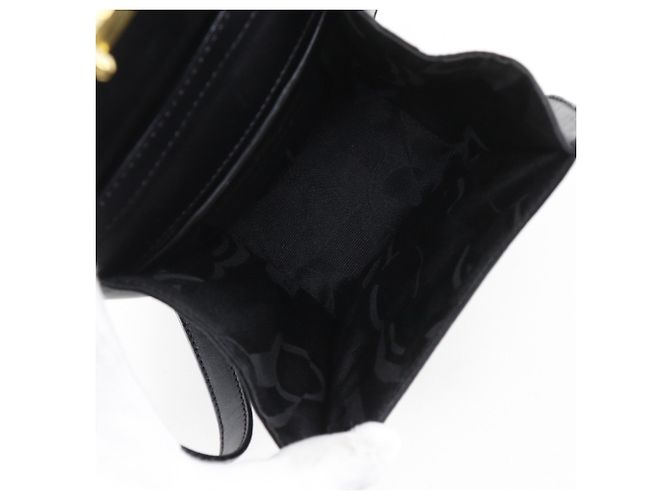 Pochette in pelle nera Salvatore Ferragamo Nero - vista 5