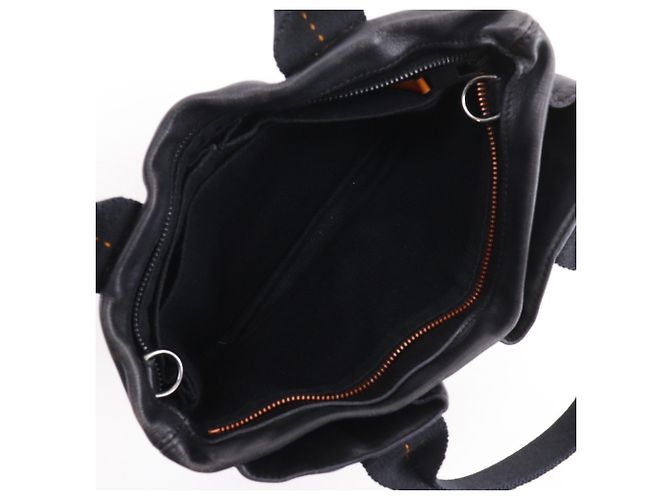 Borsa a mano orizzontale PM HERMES Caravan di Hermès Nero - vista 10