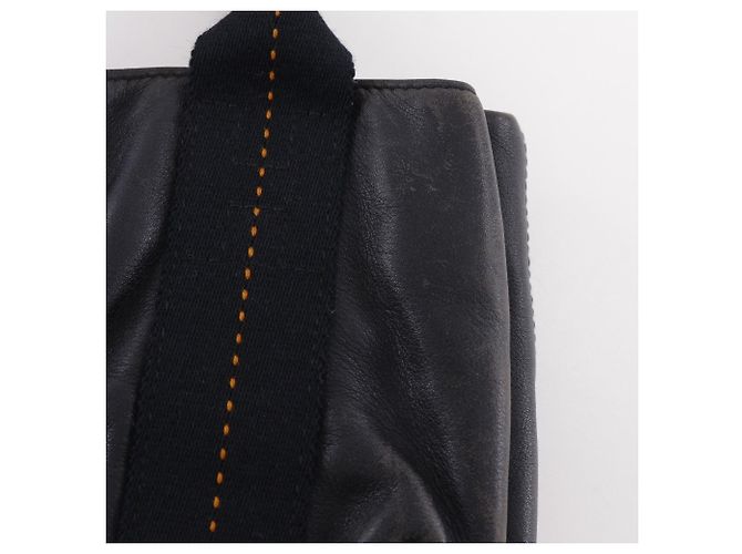 Borsa a mano orizzontale PM HERMES Caravan di Hermès Nero - vista 13