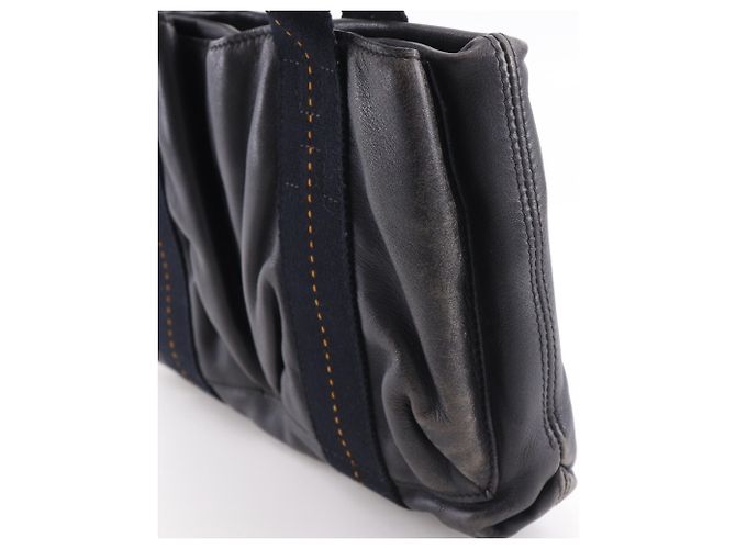 Borsa a mano orizzontale PM HERMES Caravan di Hermès Nero - vista 15