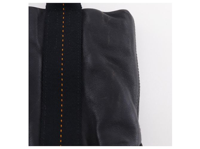 Borsa a mano orizzontale PM HERMES Caravan di Hermès Nero - vista 17