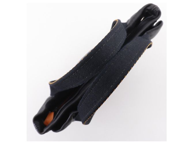 Borsa a mano orizzontale PM HERMES Caravan di Hermès Nero - vista 8
