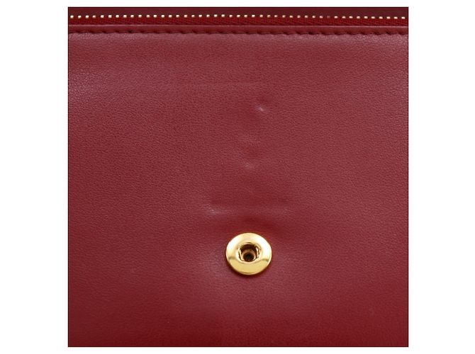 Borsa a spalla in pelle rossa Burberry Rosso - vista 14