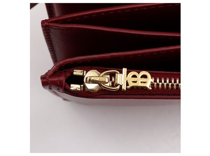 Borsa a spalla in pelle rossa Burberry Rosso - vista 16