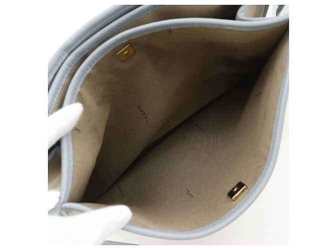 Borsa a Spalla Fendi FF Beige - vista 6