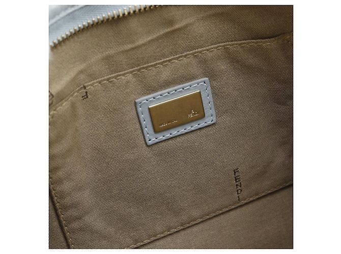 Borsa a Spalla Fendi FF Beige - vista 8