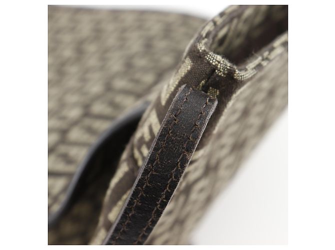 Borsa a Spalla Fendi Zucchino Marrone - vista 12