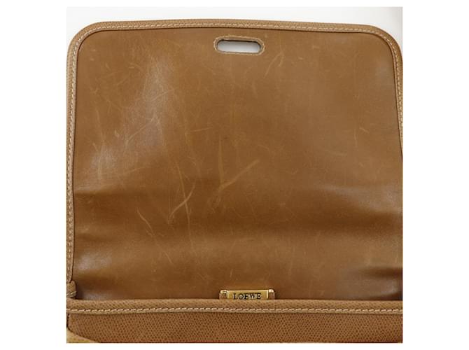 Borsa a Spalla Anagram LOEWE Marrone - vista 16