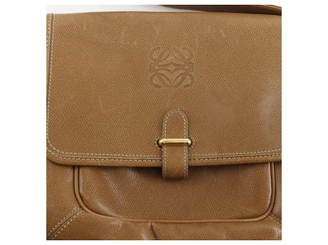 Borsa a Spalla Anagram LOEWE Marrone - vista 8