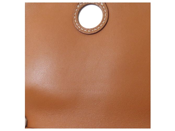 Monedero compacto Dogon de Hermès Dorado - vista 13