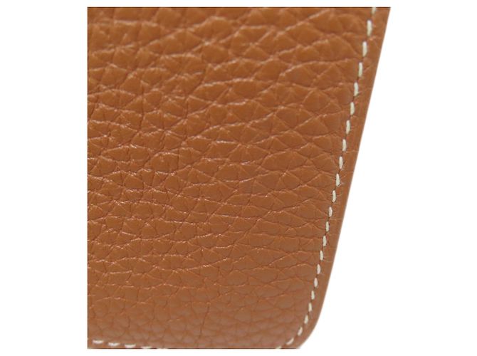 Monedero compacto Dogon de Hermès Dorado - vista 15