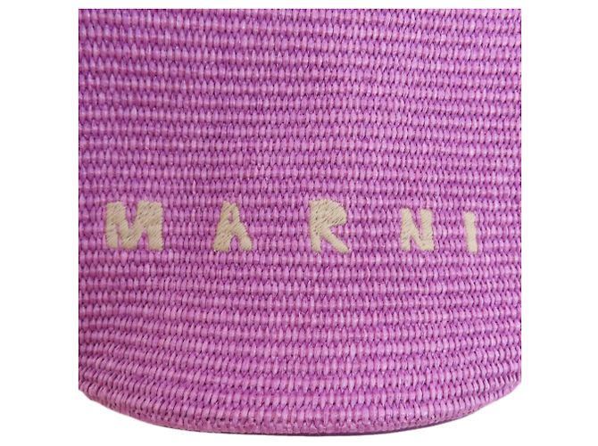 Borsa 2 in 1 Marni Tropicalia Porpora - vista 10